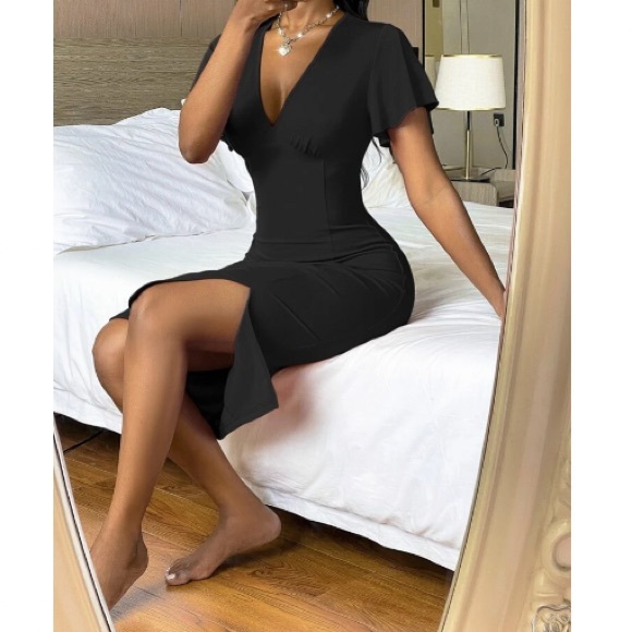 Boho split hem bodycon dress - Picture 6 of 16